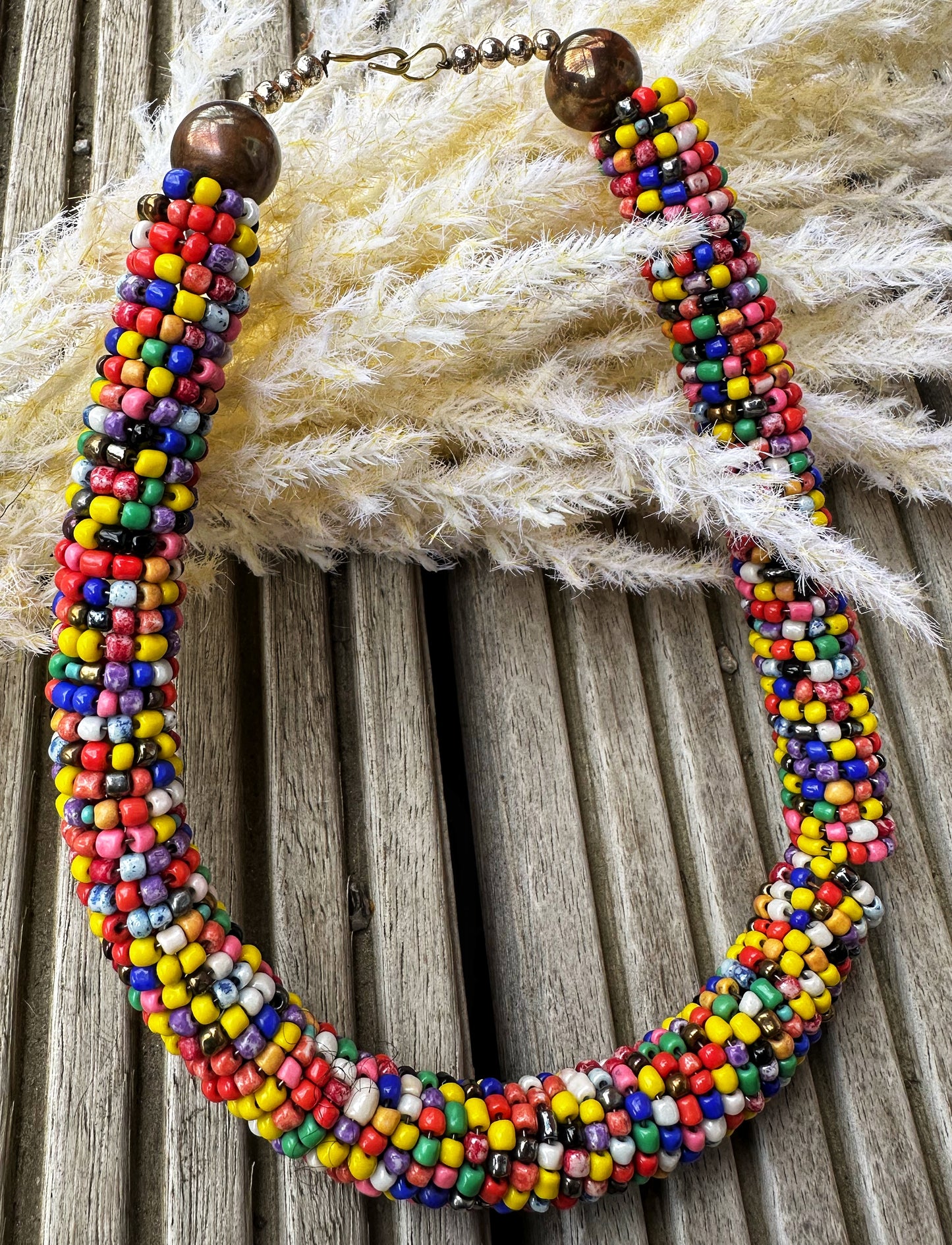 Afro candy -Smarties neck piece