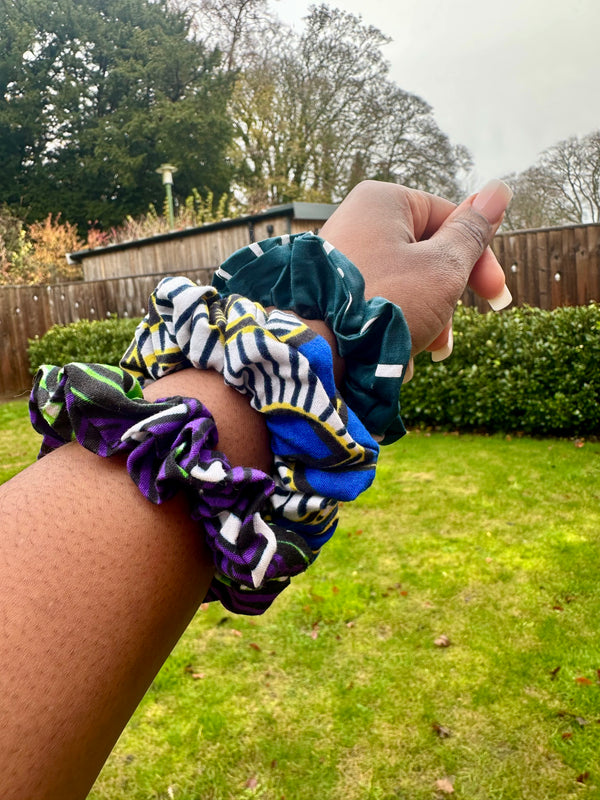 Afro-Scrunchie Green