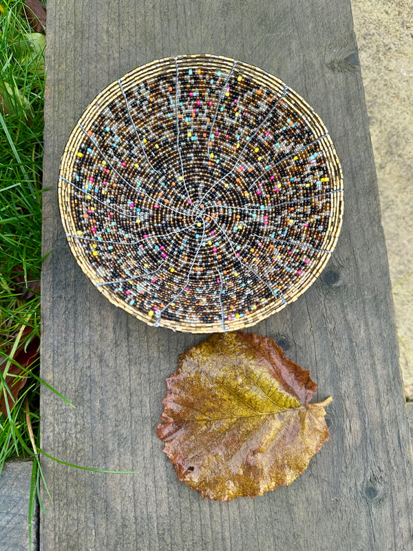 Kashi heritage-beaded bowl